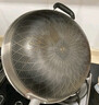 炊大皇炒锅有钛0氟不粘锅316L不锈钢不粘平底炒锅34cm 实拍图