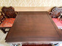 如邑八仙桌餐桌椅组合四方桌长方桌实木老榆木中式仿古八仙桌组合 桌面100*100高度80 实拍图