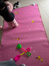 希尔维亚碳晶地暖垫电热地板发热地垫电热炕客厅地热地垫子 粉色卡通 120厘米x200厘米 智能温控 实拍图