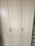 全友家居成品现代简约风大衣柜顶柜组合家用卧室家具柜子衣橱 【白橡木色】1.2m三门衣柜 多规格灵活组合+科学分区收纳 实拍图