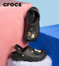 卡骆驰（CROCS）贝雅克骆格保暖拖鞋|205969 黑色-060 37/38(230mm)  实拍图