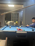 SZX成人标准4合1游戏桌 家庭商用台球乒乓球冰球黑8式室内球厅娱乐桌 7尺4合1-213*111*81cm-黑桌+蓝布 实拍图