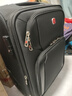 兰博军刀（Rambo Saber）新款牛津布行李箱结实耐用加厚密码箱抗摔拉杆箱可扩展旅行箱 黑色拉链 20英寸 实拍图