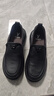 意尔康男鞋秋季羊皮舒适一脚蹬皮鞋男软面套脚商务休闲鞋 59171W黑色 41 实拍图