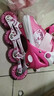 迪士尼（Disney）草莓熊儿童轮滑鞋全闪溜冰鞋直排旱冰鞋 女童滑冰鞋初学可调 实拍图