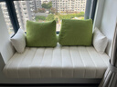 奇思妙想飘窗垫子定制高端窗台阳台坐垫可睡觉主卧室四季通用榻榻米可拆洗 【定制专拍】高端飘窗3E椰棕芯/每平方 标准款 实拍图