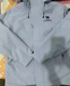 骆驼（CAMEL）【迪丽热巴同款】凯甲ICON冲锋衣女三合一羽绒服登山服 冰激凌蓝，女，A25CAFO289 抓绒内胆 M 实拍图