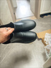 回力雨鞋短筒低帮套鞋男士雨靴防滑防水鞋钓鱼厨师鞋HXL3599 黑色  43 实拍图