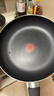 炊大皇平底锅不粘锅牛排煎蛋烙饼煎锅带盖28cm电磁炉通用中国红ZH28JG 实拍图