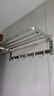 馨沛304不锈钢可折叠免打孔毛巾架洗手间浴巾架卫生间置物架浴室挂架 实拍图