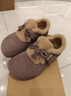 百丽（Belle）章若楠同款喵喵吐司毛毛勃肯鞋女2025冬新加绒棉鞋B2829DM5预售 粉色【章若楠同款】 38 实拍图