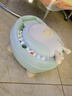 YEESOOM儿童马桶 坐便器男孩女孩抽屉式婴儿宝宝小马桶女宝宝 小鹿绿色【硬垫】+清洁刷 实拍图