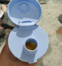 特百惠（Tupperware）茶韵500ML塑料杯男女士学生夏季运动水杯子户外便携大容量 冰水蓝 实拍图