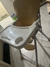 友彩可折叠宝宝餐椅酒店多功能商用吃饭座椅婴儿家用饭店儿童餐桌椅子 折叠款/卡其色+舒适软垫+单餐盘 实拍图
