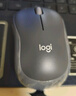 罗技（Logitech）M185鼠标 无线鼠标 办公鼠标 对称鼠标 黑色灰边 带无线2.4G接收器 实拍图