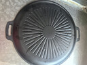 麦饭石烤肉盘家用不粘锅铁板烧韩式烤肉锅电磁炉卡式炉户外烤盘 太阳花烤盘30cm 实拍图