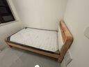 起凤广东佛山家具床实木床橡胶木现代北欧双人床主卧原木床简约风木床 单床（原木色软包款） 1200mm*2000mm  框架结构 实拍图