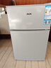 奥克斯（AUX）家用双门迷你小型冰箱 冷藏冷冻保鲜小冰箱 宿舍租房节能电冰箱 【国家补贴】BCD-24K118 基础款 银色 实拍图