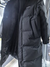 波司登（BOSIDENG）于适同款25新款羽绒服男女同款情侣长款宽松舒适连帽面包服外套 【经典百搭】黑色|8056 2XL 180/100A 体重约155-170斤 实拍图