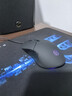 英菲克（INPHIC）B1有线鼠标静音办公台式机电脑游戏宏电竞男USB适用于惠普华硕笔记本机械专用8800DPI呼吸灯效 【办公游戏都好用+6键宏定义】经典黑 实拍图