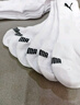PUMA/彪马袜子男士中筒休闲运动风棉袜3双装 白色 均码 实拍图