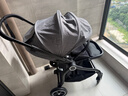 朗纳铂（land leopard）老虎Pro婴儿推车婴儿车轻便折叠双向超大轮避震儿童BB伞车 太狼灰【黑】 实拍图