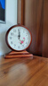 康巴丝（Compas）挂钟古典欧式座钟表复古客厅装饰台钟创意卧室床头时钟石英钟 3020数字木纹 实拍图