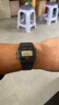 卡西欧手表 时尚简约复古小方块 潮流运动百搭电子表学生表考试表 F-91WB-8A 实拍图