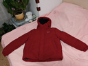 鸭鸭（YAYA）孙颖莎同款情侣羽绒服男女短款防风保暖冬季新款韩版宽松面包服 国旗红色 XL 【建议150-170斤】 实拍图