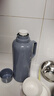 GIANXI保温壶玻璃内胆暖壶大容量暖瓶学生宿舍办公室热水瓶蓝色2000ml 实拍图