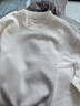 布先生热胆小高领加厚长袖打底白色T恤男春秋纯色打底衫上衣KT01878 【小高领】象牙白 S /165 实拍图