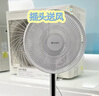格力（GREE）电风扇7叶轻音电风扇立式家用节能柔风落地扇台式桌面小型风扇大风量摇头宿舍电扇 FS-3015h7白色机械款 实拍图