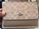 蔻驰（COACH）【品牌直供】新年礼物女士小号印花风琴包斜挎包CW206新年礼物 实拍图