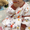 南极人（Nanjiren）南极人婴儿童分腿睡袋春秋天竹棉前4后2纱布宝宝防踢被子睡衣80码 实拍图