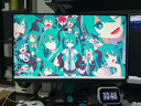 华硕ROG 绝神 RO姬x初音未来版 27英寸2K显示器240Hz电竞超频260Hz 0.3ms响应 HDR400 G-SYNC HDMI2.1 实拍图