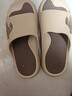 回力运动拖鞋男浴室内户外不易滑厚底凉拖鞋HL39391棕色39-40码 实拍图