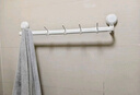 京东京造 Space 免打孔吸盘挂钩毛巾架杆浴室置物架卫生间浴巾架10个挂钩 实拍图