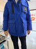 雪中飞【成毅同款】【鹅绒】男女同款羽绒服貉子毛领中长羽绒服工装保暖 亮宝蓝|5162 XL 180/100A（尺码偏大选小一码） 实拍图