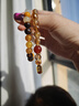 普陀山水晶手链五行玛瑙多宝本命年手串男女款红玛瑙朱砂生日礼物 实拍图
