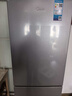 美的（Midea）220L家用小冰箱小型三门三温区中门软冷冻节能省电低音出租房电冰箱国家补贴 BCD-220TM钛钢灰 实拍图