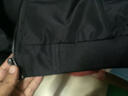 主意范（ZHUYIFAN）夹克男三防飞行秋冬加绒加厚整套立领棒球服外套短款工装冲锋衣潮 黑色夹克 2XL 150-170斤 实拍图