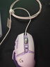 罗技（G） G502 HERO主宰者 有线鼠标 游戏鼠标 吃鸡鼠标 电竞鼠标宏编程可配重HERO引擎 礼盒送男友 G502H星河紫【新品】 实拍图