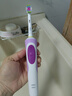 欧乐B电动牙刷成人送男士女士情侣实用生日礼物小圆头充电式旋转式入门牙刷D12 实用礼赠 D12紫色（到手刷头*1） 实拍图
