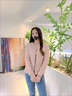 爆款轻薄棉衣女短款2025秋冬新款修身保暖圆领棉服内胆小棉袄外套 粉色-正品【卡码拍大】 M 建议80-90斤 实拍图