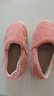 京东京造【厚底防滑】棉拖鞋女秋冬拖鞋室内居家毛拖保暖全包粉红色38-39 实拍图