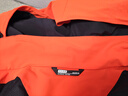 京东京造【黑武士战甲三合一冲锋衣】男女抓绒内胆外套新衣服 熔岩橙 2XL 实拍图
