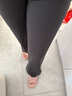SIINSIIN【杨幂同款】微喇裤女秋冬季新款加绒瑜伽裤子保暖鲨鱼喇叭裤 【中暖6.0pro】小个子-柔雾灰 （净身高155-160cm） L 【120-140斤】 实拍图