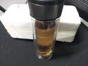 【⭐京东物流配送】高硼硅双层玻璃杯大容量泡茶杯水杯子茶水分离 【双层加厚】茶杯 350ml 1只 实拍图