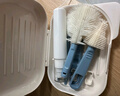 taoqibaby奶瓶刷收纳盒杯刷餐具刷沥水架旅行户外便携6合1食品级材质 实拍图