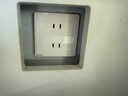 西门子（SIEMENS）插座面板 10A四孔插座 86型暗装墙壁插座 皓彩雅白5UB26123NC012P 实拍图
